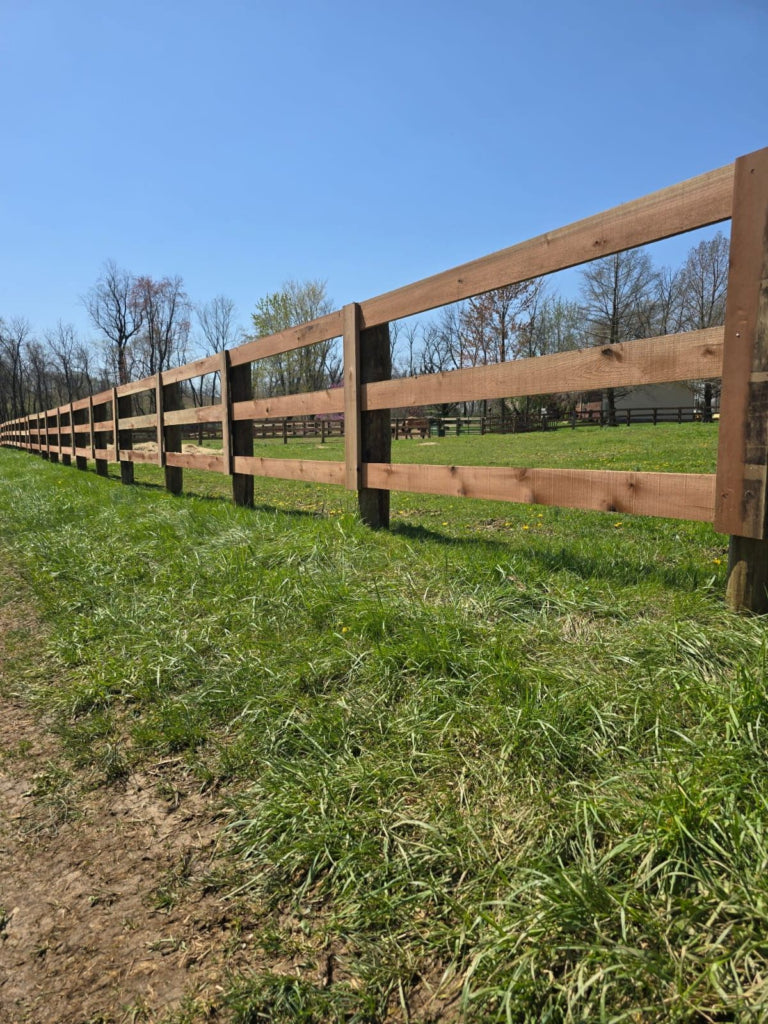 Round Fence Posts