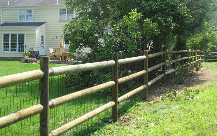 Round Rail Fencing