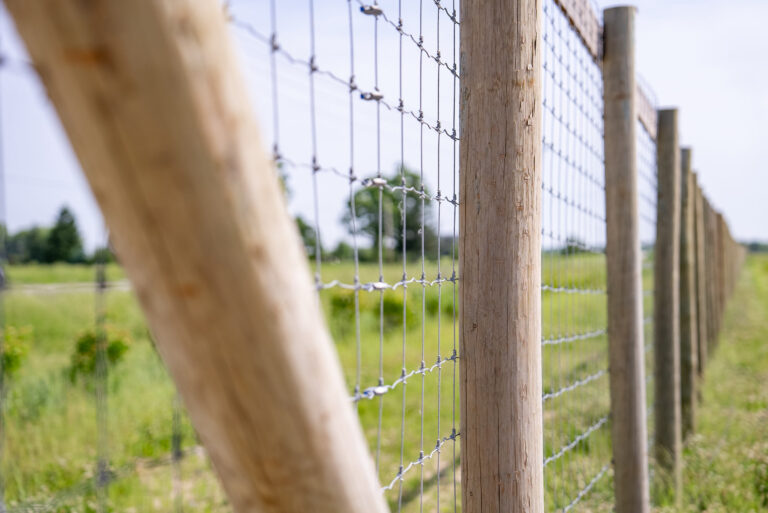 Round Fence Posts